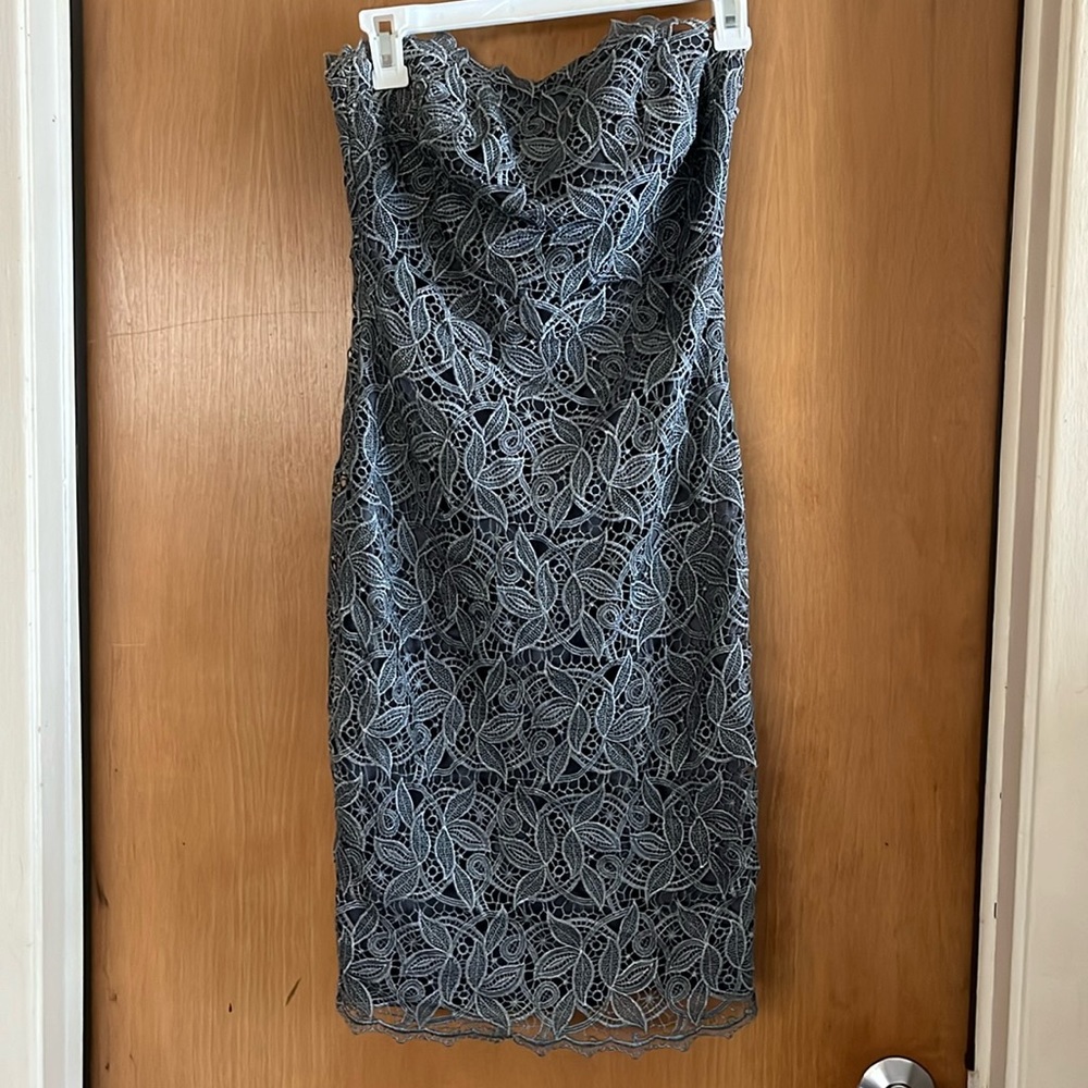 Strapless pencil dress